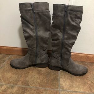 SO® Stonecrop Women's Knee-High Gray 9.5 Boots